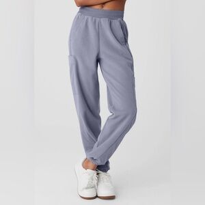 ALO YOGA | ✨NEW✨ Polar Fleece Wintry Mix Pant in Fog